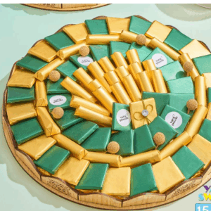 شيكولاتة خشب مدور